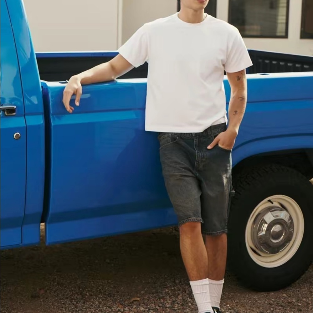 Men's Y2K Baggy Denim Jean Short